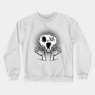 Screaming Skull Crewneck Sweatshirt